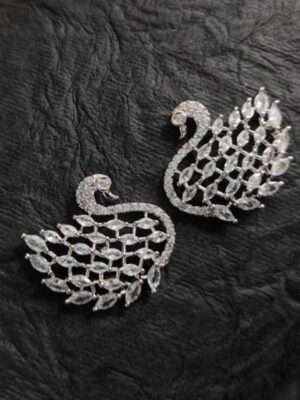 Swan Earrings