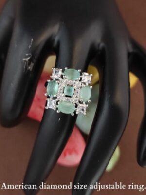 AD Aqua Green Ring