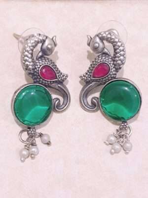 Peacock Earrings